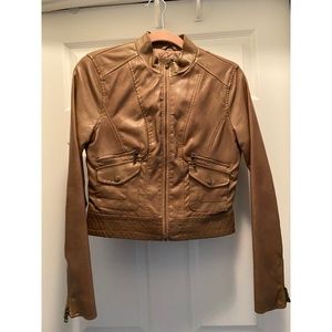 Women's Brown Leather Jacket